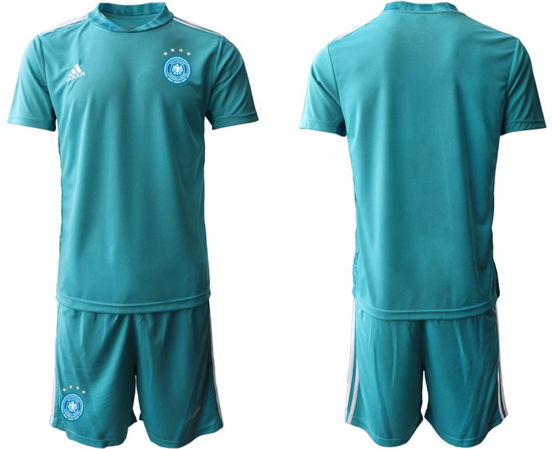 Men 2021 World Cup National Germany lake blue goalkeeper Soccer Jerseys